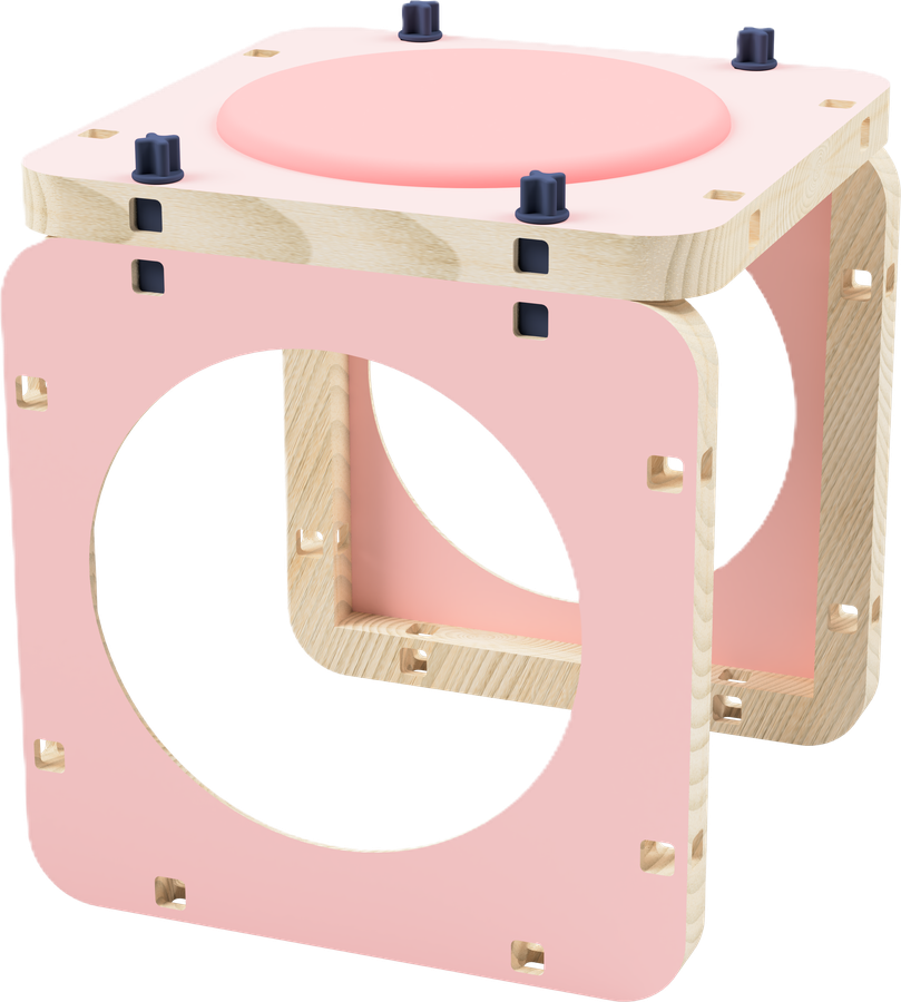 Hocker aus LOCI-Rahmen